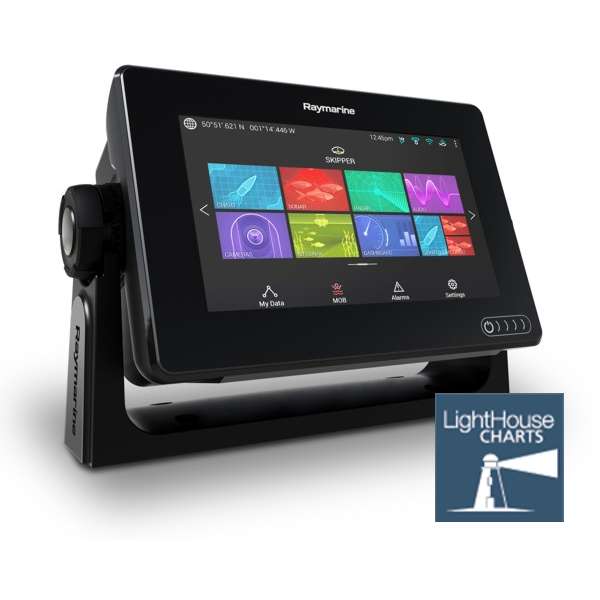Raymarine Axiom 7 - 7 Inch Multi Function Display With LightHouse Download Chart